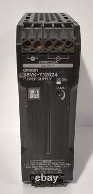 1 PCS ALIMENTATION Omron S8VK-T12024 USAGÉE 277/480v-ac 5Amp 24v-dc 120w