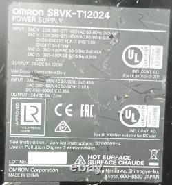 1 PCS ALIMENTATION Omron S8VK-T12024 USAGÉE 277/480v-ac 5Amp 24v-dc 120w