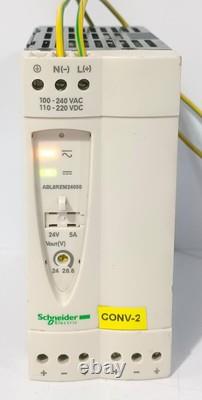 ALIMENTATION RÉGULÉE SCHNEIDER ABL8REM24050 6OT22-660G Phaseo 240V, 5 AMP