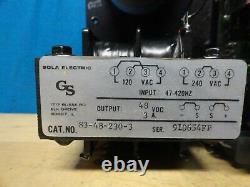 ALIMENTATION SOLA GS (NEUVE dans la boîte) 83-48-230-3 48VDC / 120W / 3AMP