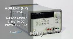 Agilent / HP E3632a 0-15v, 7 Amplificateurs / 0-30v, 4a Aperçu De L'alimentation En Courant Continu (ref 009g)