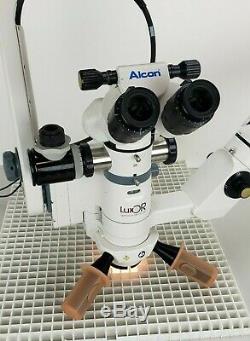 Alcon Luxor Ophtahlmic Microscope Vignetage-i Amp Avec Connexion Wi-fi Footpedal, Alimentation Électrique