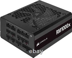 Alimentation ATX Rm1000X 80 Plus Gold Fully Modular 1000 Watt avec ventilateur de 135 mm M