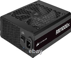Alimentation ATX Rm1000X 80 Plus Gold Fully Modular 1000 Watt avec ventilateur de 135 mm M