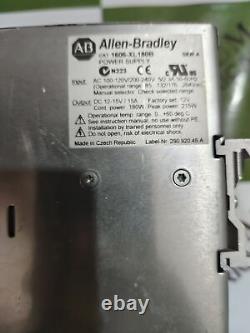 Alimentation Allen Bradley 1606-xl180b en 100-240 VCA Sortie 12-15 VCC 15 A Expédition rapide