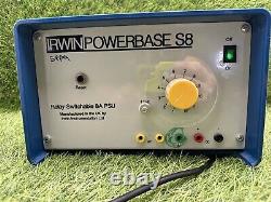 Alimentation/Boîtier d'alimentation à relais Irwin Powerbase S8 8AMP Bleu TESTÉ FONCTIONNEL #5H
