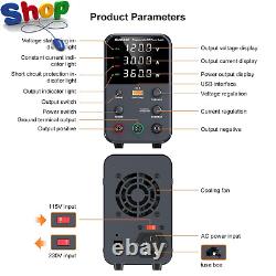 Alimentation CC (0 120V, 0 3A) ajustable, alimentation à découpage