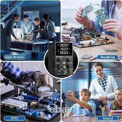 Alimentation CC variable Jesverty, 0-120V 0-3A, régulée à commutation ajustable.