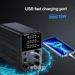 Alimentation DC (0-60V, 0-5A) Réglable, Alimentation à Commutation, Mini Haute Précision