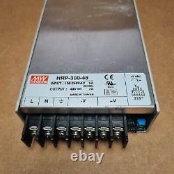 Alimentation Meanwell HRP-300-48. Sortie 48 Vcc @7 Ampères.