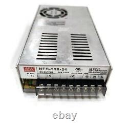 Alimentation Meanwell NES-350-24. 24 Volts 14 Ampères. Entrée 110/240 volts.