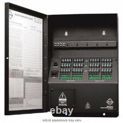 Alimentation Pelco MCS8-5B pour caméra, 5 ampères, 8 sorties, disjoncteur.