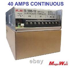 Alimentation de Radio CB 40 Ampères en Continu 10-15.5V MegaWatt 12V 13.8V