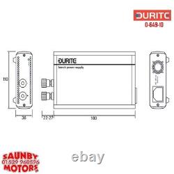 Alimentation de banc Durite 0-649-10, Test de stabilité de l'alimentation de banc, Tension stable de 12 volts 10 ampères