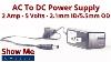 Alimentation De Courant Alternatif à Courant Continu 2 Ampères 5 Volts 2,1 Mm Id 5,5 Mm Od Plug 47 300 020