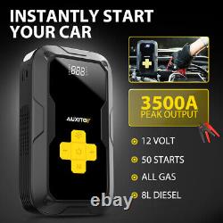 Alimentation de démarrage de voiture Pompe gonflable Jump Starter portable 4 en 1 11200MAH