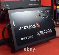 Alimentation de voiture audio Stetsom Infinite Black Power Supply Fonte 200A Chargeur de batterie 200 Ampères