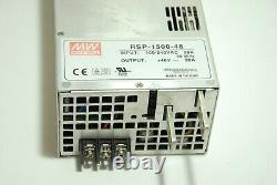 Alimentation électrique AC/DC à sortie unique 48 volts 32 ampères Mean Well RSP-1500-48