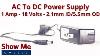 Alimentation électrique Ac à Dc 1 Amp 18 Volts 2,1 Mm Id 5,5 Mm Od Plug 47 300 023