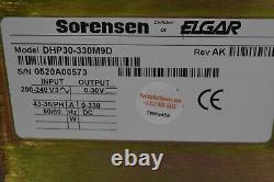 Alimentation électrique CC 30v 330amp / Sorensen Dhp30-330