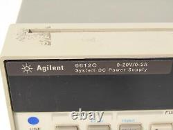 Alimentation électrique continue Agilent 6612C 0-20 Volt / 0-2 Ampères