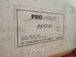 Alimentation électrique régulée Propower ps1310 DC entrée 230Vac sortie 13.8Vdc/10.12Amp