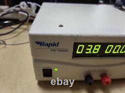 Alimentation électrique régulée en courant continu Rapid PS 1525S non entièrement testée