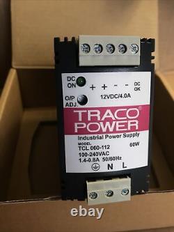 Alimentation industrielle Traco Power TCL 060-112 100-240VAC 60W 12VDC 4Amp
