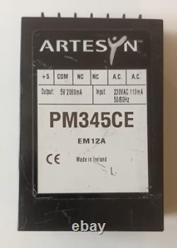 Alimentation linéaire encapsulée Artesyn PM345CE, 230VAC à +5V DC @ 2A