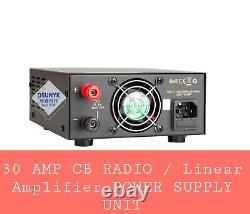 Alimentation puissante de 30 ampères pour radio CB, également adaptée pour amplificateur linéaire de radio CB ham