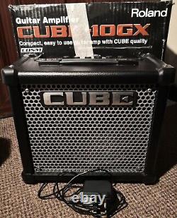 Ampli combo Roland Cube 10GX 10W pour guitare électrique + alimentation (emballé)