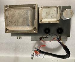 Amplificateur à tubes Hammond H-AO-33-1 et alimentation H-AO-32-1 provenant d'un PR-40 (Pour pièces)