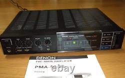 Amplificateur intégré DENON PMA-35 stéréo noir Alimentation électrique OK Déchet avec manuel