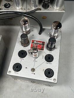 Amplificateurs Vintage McIntosh 2 50-W-2 avec 2 alimentations P-50-D pour lampes des années 50