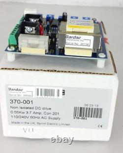 Bardac 370-001 0,55kw 3,7 Amp, Con 201 110/240v 60hz Alimentation En Courant Alternatif