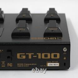 Boss Gt-100 Guitar Multi Effects / Amp Processor Effect Pedal Avec Alimentation