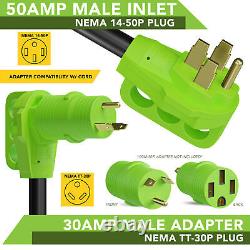 Câble D'alimentation D'extension Rv 15ft 50 Amp Pour Remorque Camping-car