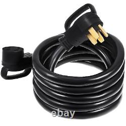 Câble d'alimentation de rallonge pour VR de 25 pieds, 50 ampères, 6 AWG pour camping-car