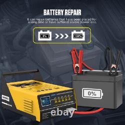 Chargeur d'alimentation programmable 12V Jump Starter 150A Réparateur de batterie Mainteneur