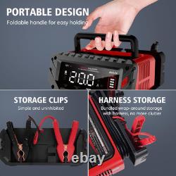 Chargeur de batterie 12V 20 Amp avec entretien, alimentation intégrée et protection contre les étincelles
