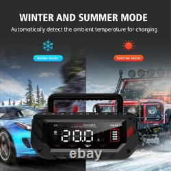 Chargeur de batterie 12V 20 Amp avec entretien, alimentation intégrée et protection contre les étincelles