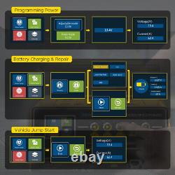 Chargeur de batterie et démarreur de véhicule 3 en 1 programmable 220V