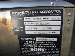 Continental Argon Ion Alimentation Laser A020ps 208vac/40amp Pour Le Système A1020