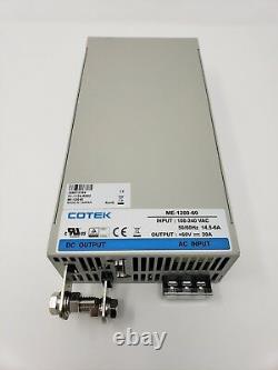 Cotek Me-1200-60 Alimentation En Courant Alternatif À Courant Continu 60v 20 Amp 1200w