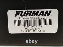 Furman M-8X AR Régulateur d'alimentation conditionneur de tension Pro Audio 15 Ampères Rack