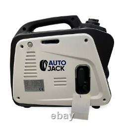Générateur d'onduleur Autojack Petrol 1200W Silencieux pour camping, valise d'alimentation 12V