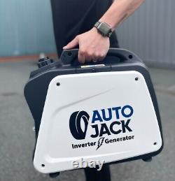 Générateur d'onduleur Autojack Petrol 1200W Silencieux pour camping, valise d'alimentation 12V