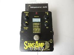 Initial Tech 21 Sansamp Amp Modeler Overdrive Effects Pedal Withpower Supply
