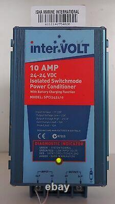 Inter Volt 10 AMP 24-24 DC Isolated Switchmode Power Conditioner SPCi242410	
<br/>  
 
<br/>Conditionneur d'alimentation isolé à commutation de mode pour courant continu 24-24 V 10 AMP SPCi242410