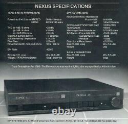Ion Systems Nexus Sp1 Pré Ampli Avec Alimentation X Pac 2 Power. Fil Audio Vintage